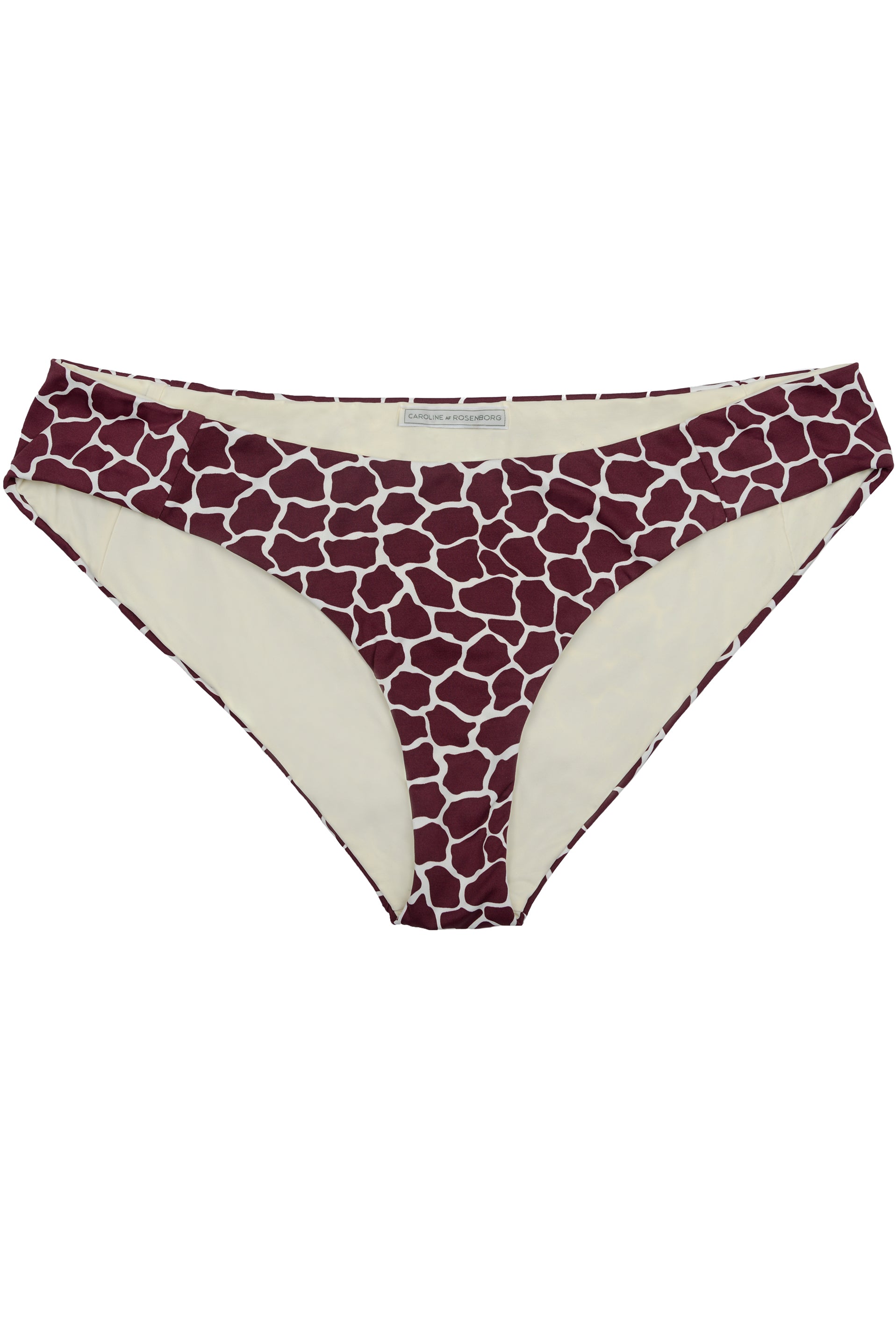 BRIEFS - The Classic Cut - Bordeaux Giraffe print