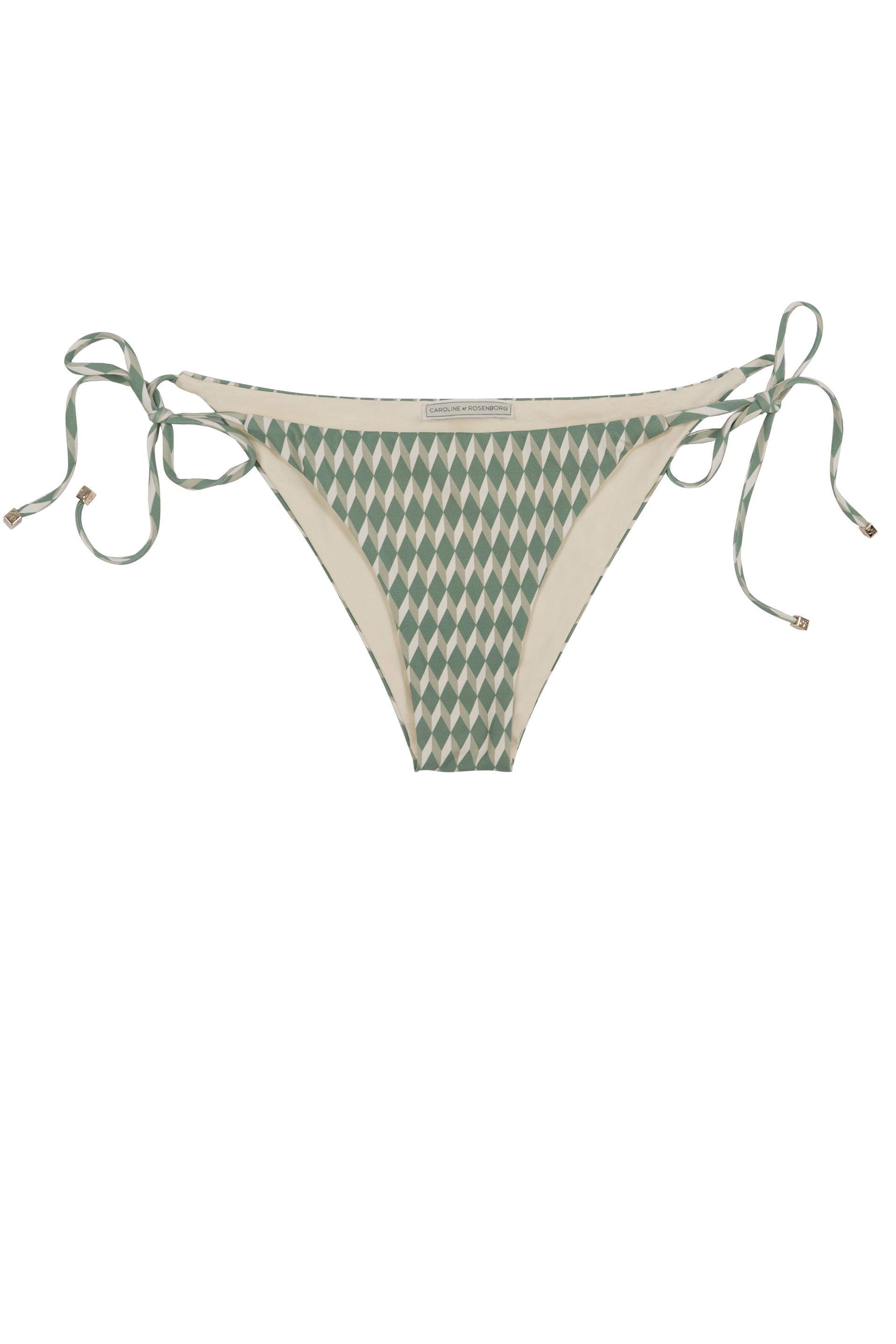 BRIEFS - The Side Tie - Sage Signature Print