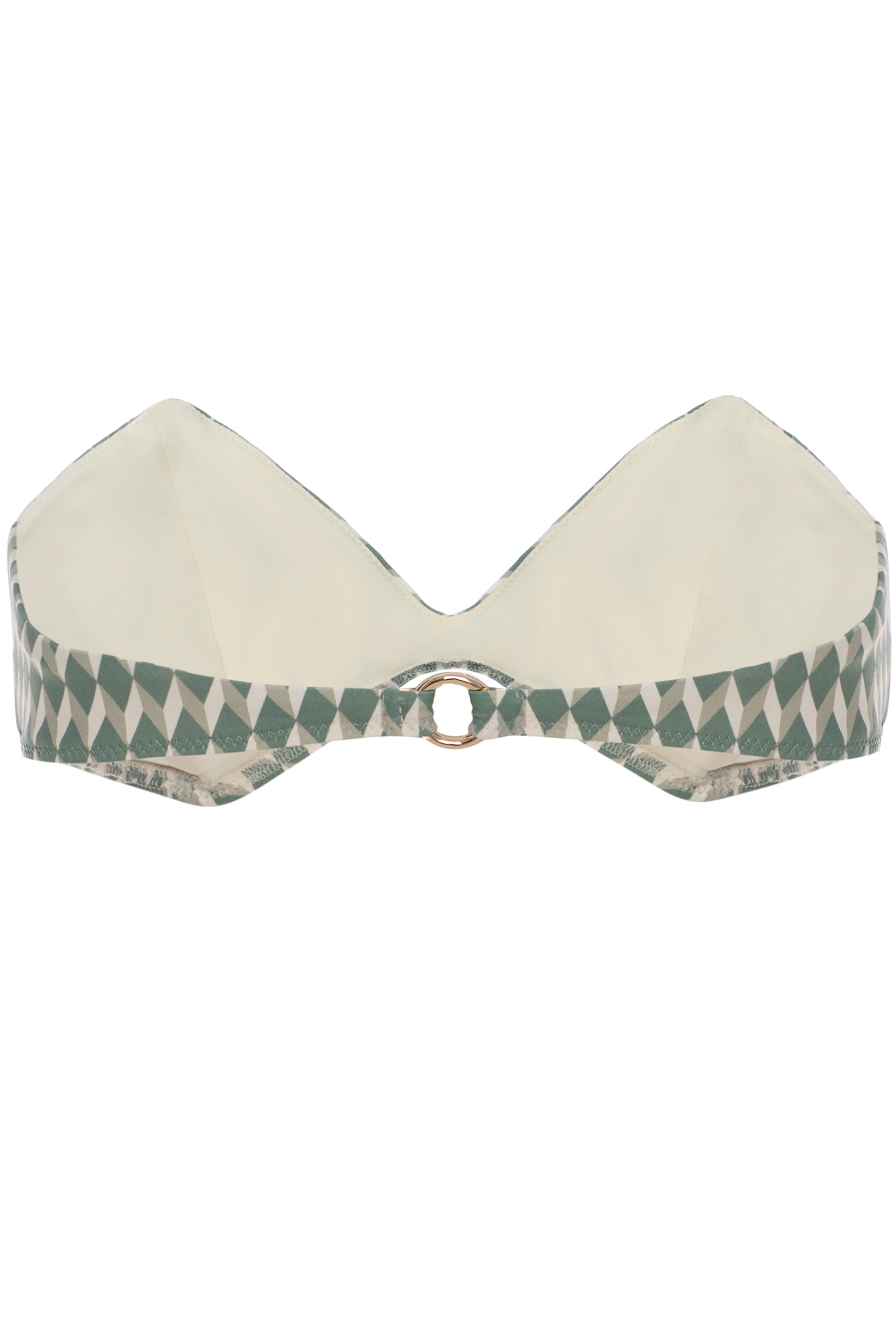 TOP - The Bandeau - Sage Signature Print