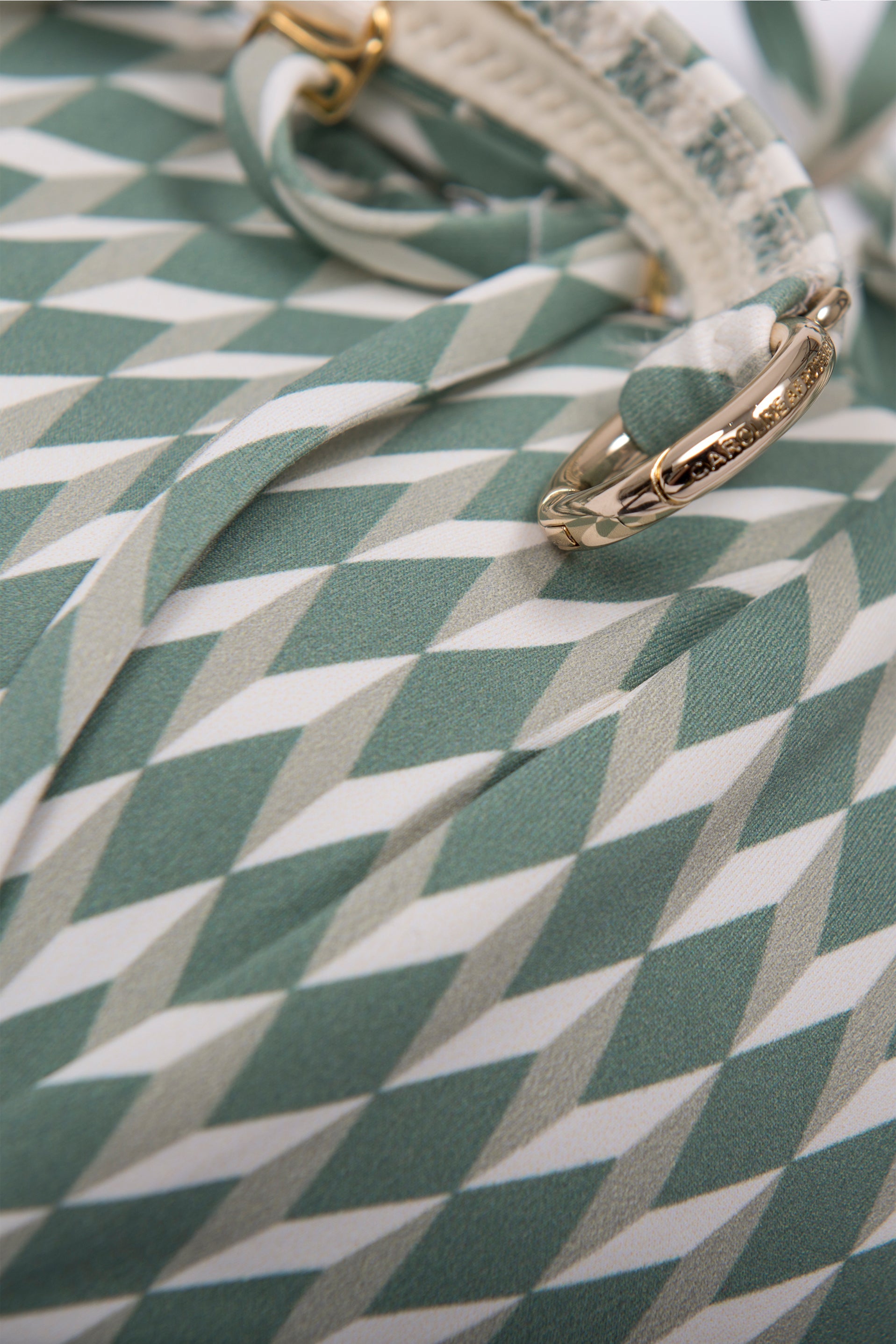 TOP - The Bandeau - Sage Signature Print