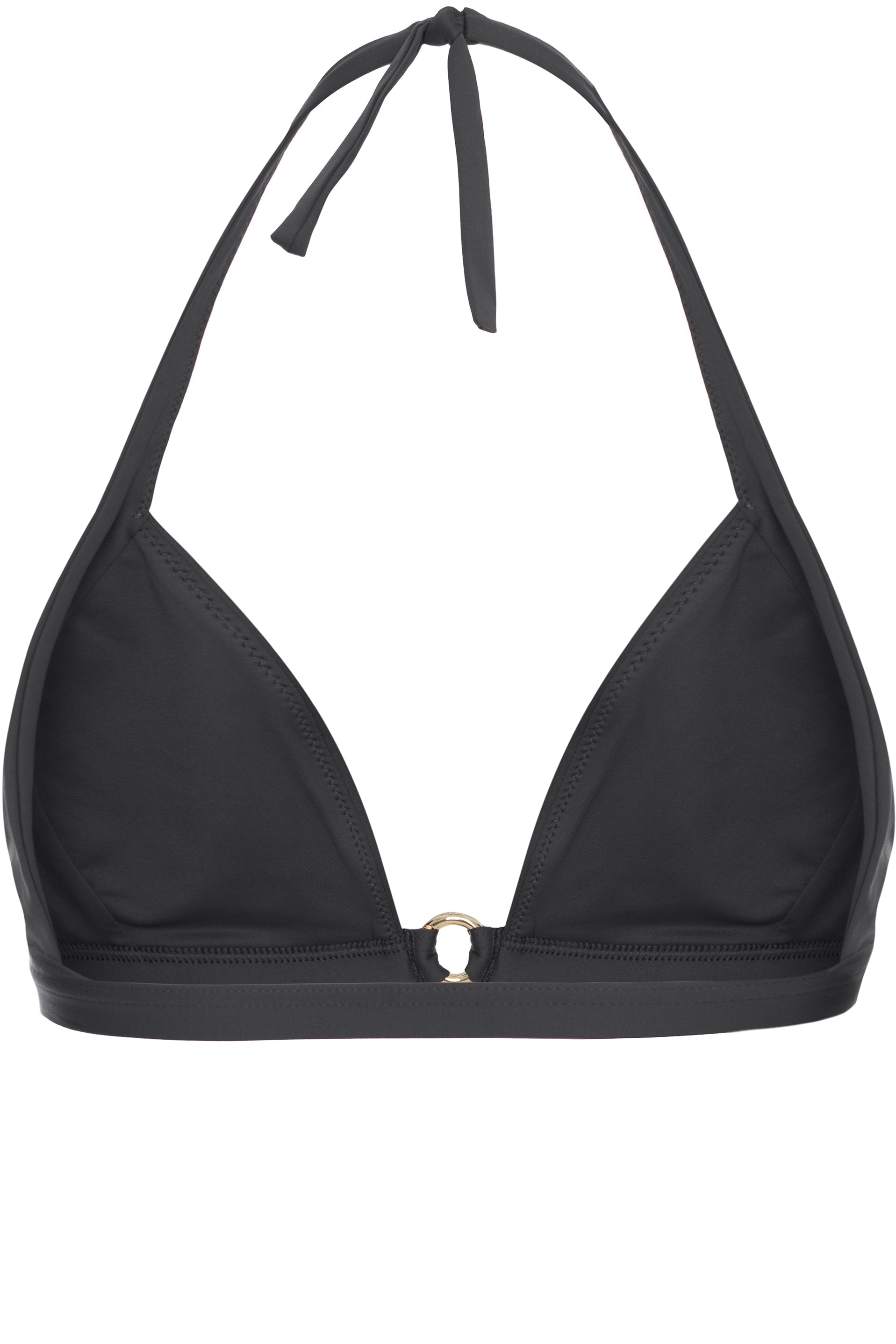 TOP - The Soft Halter-neck - Charcoal