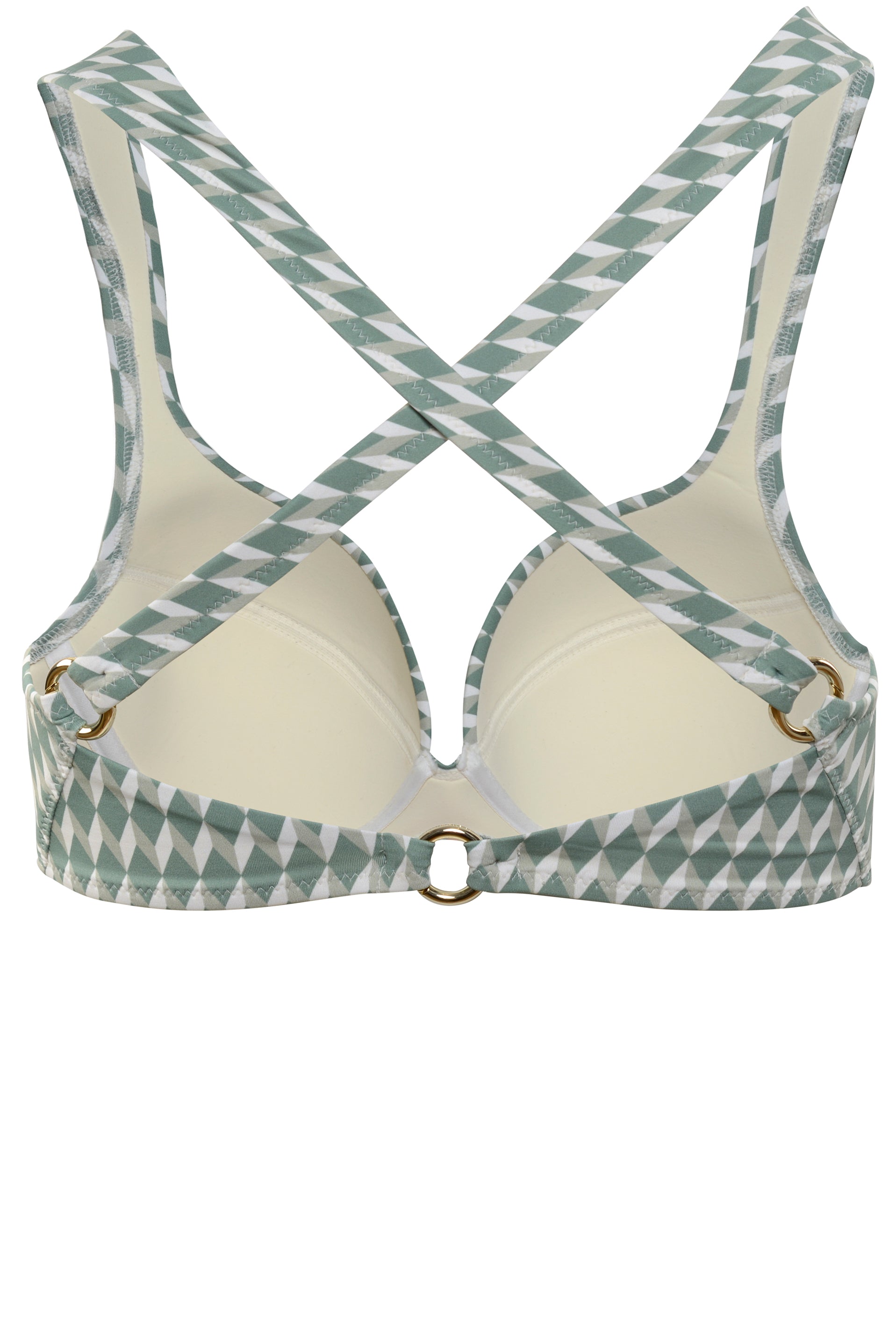 TOP - The Supportive Cross Back - Sage Signature Print