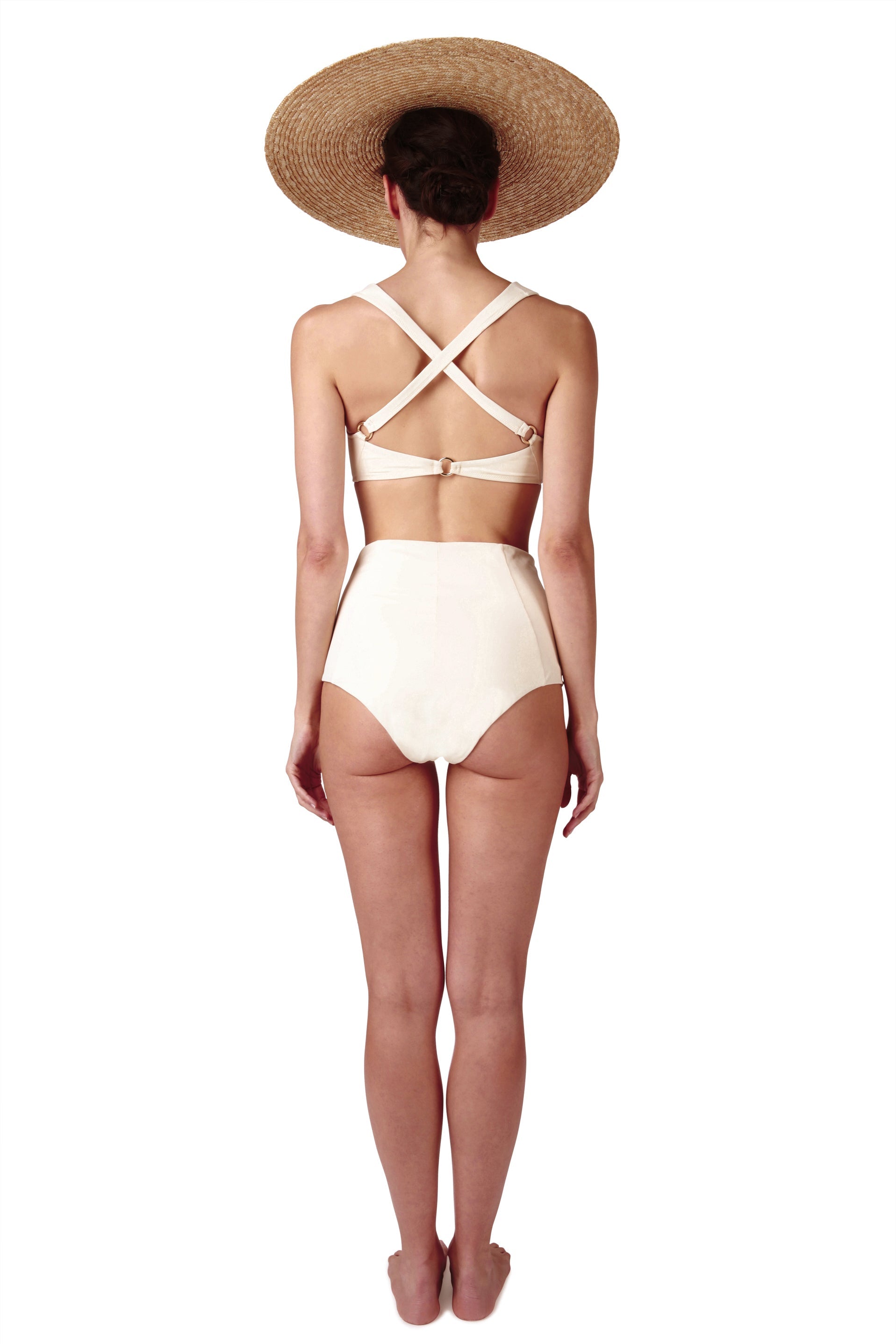 TOP - The Supportive Cross Back - Ivory