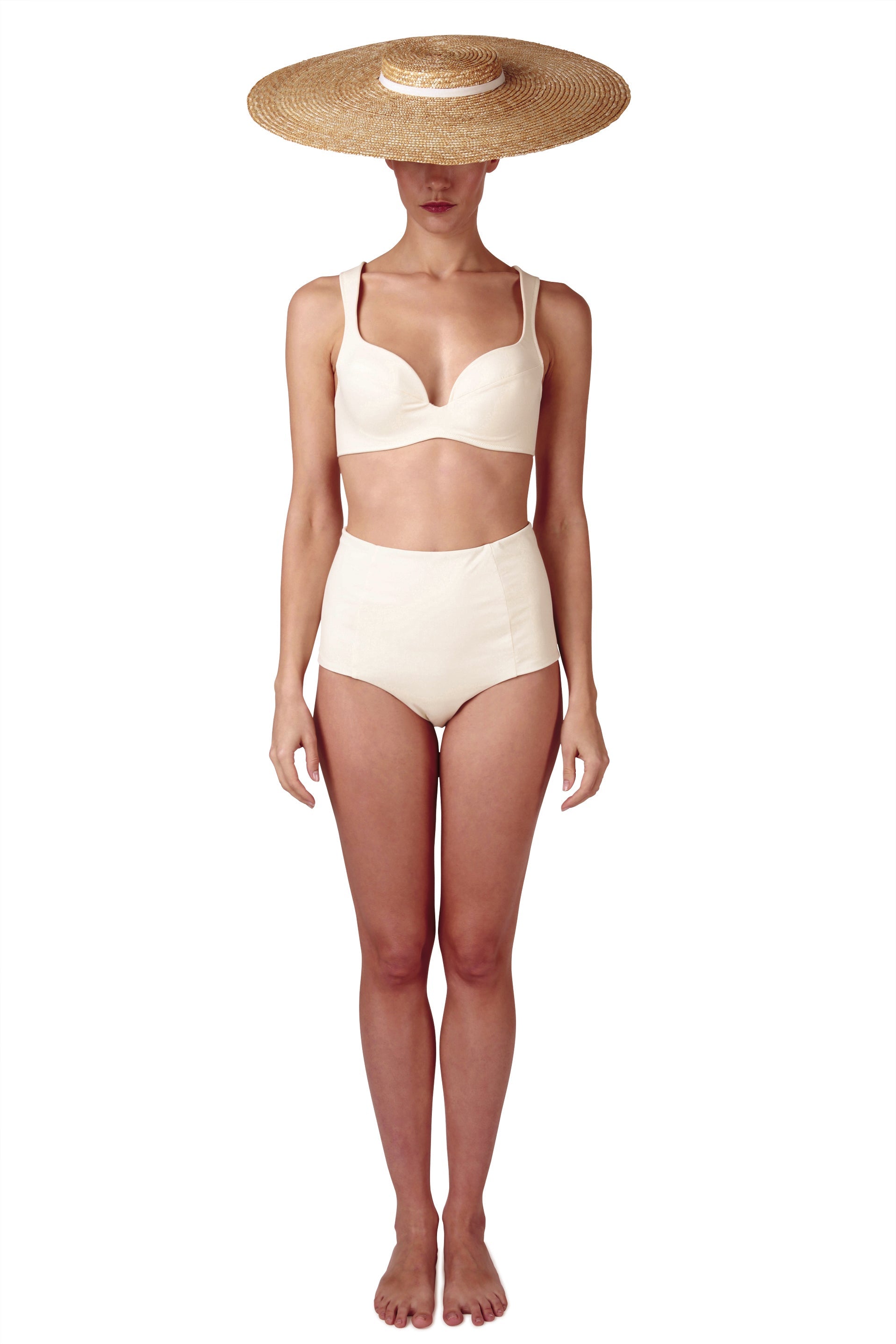 TOP - The Supportive Cross Back - Ivory