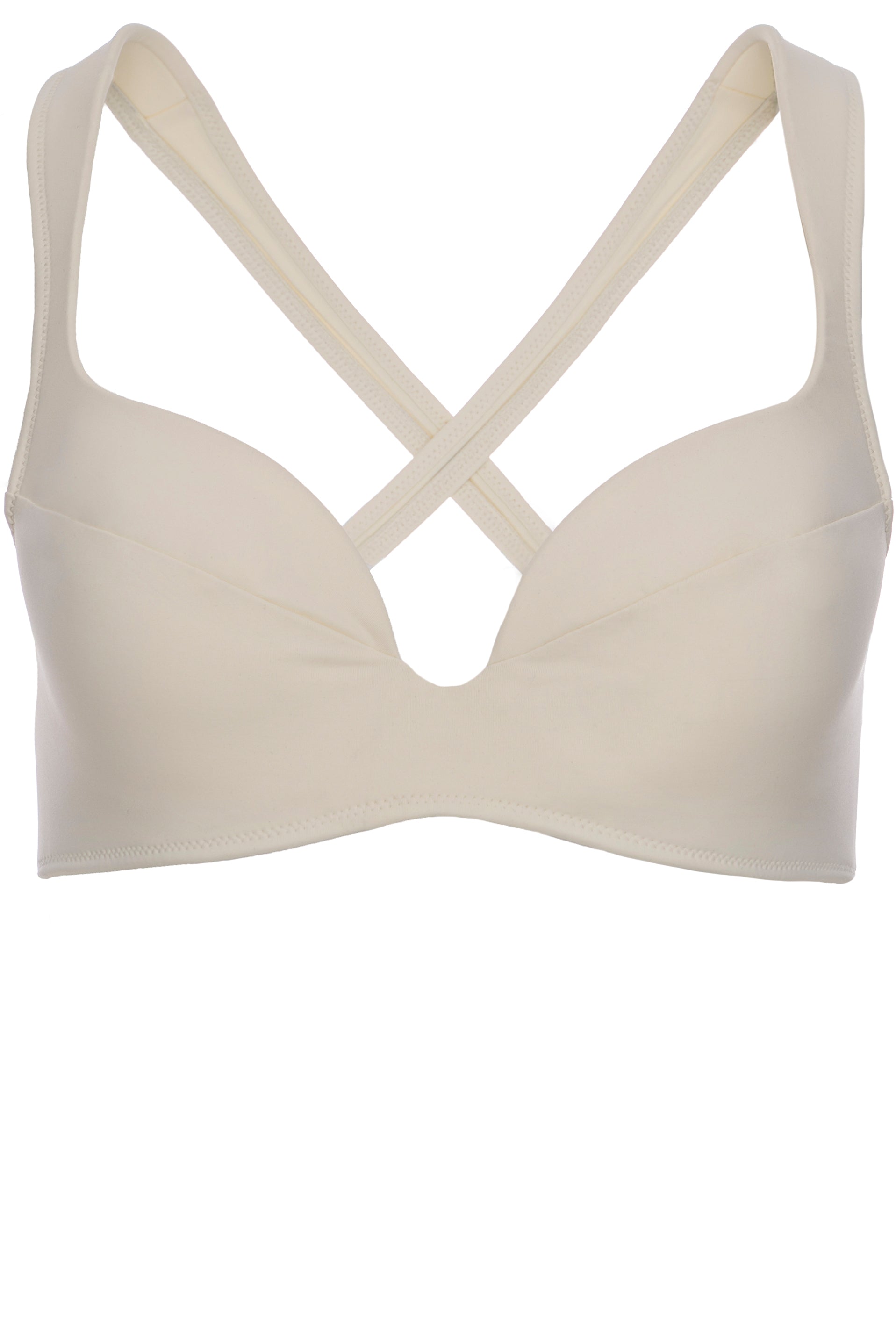 TOP - The Supportive Cross Back - Ivory